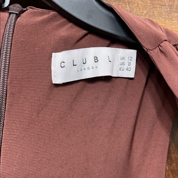 Club L London One Sleeve Ruched Dress Size L - Picture 5 of 5